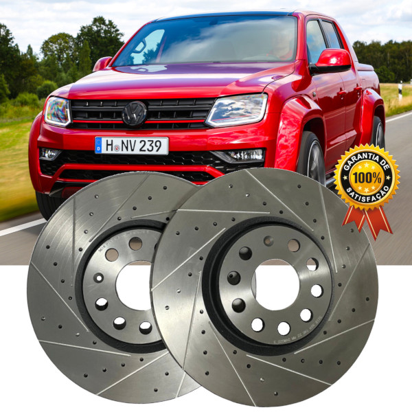 Disco de Freio Dianteiro VW Amarok V6 - HF90B BD6384 332mm Ventilado